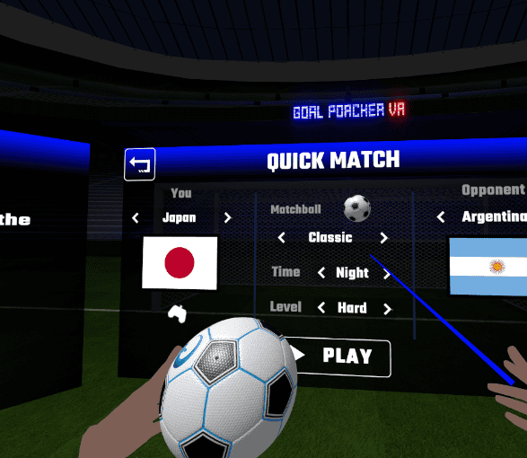 ゴール・ポシェットVR：サッカーVRゲーム undefined
